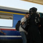 Waiting for the train in Alexandroupoli