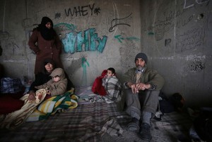 Refugee camp near the village of Harmanly, Bulgaria - 17 Oct 201