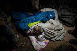 A sick woman fainted in the queue waiting for an ambulance / copyright: Salinia Stroux